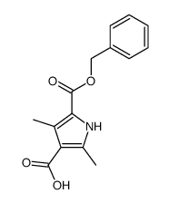3,5-dimethylpyrrole-2,4-dicarboxylic acid 2-benzyl ester Structure