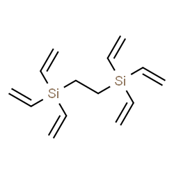 1,2-Ethanediylbis(triethenylsilane) structure