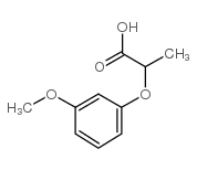 2-(3-Methoxyphenoxy)propionic Acid Structure