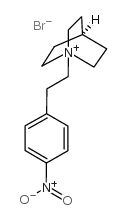 1-[2-(4-硝基苯基)乙基]-1-氮杂双环[2.2.2]辛烷溴化物结构式
