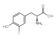3-氟-L-酪氨酸结构式