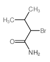 2-bromo-3-methyl-butanamide结构式