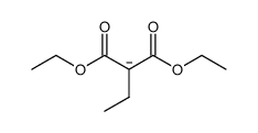 anion of diethyl ethylmalonate Structure