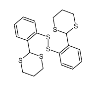1,2-bis(2-(1,3-dithian-2-yl)phenyl)disulfane结构式