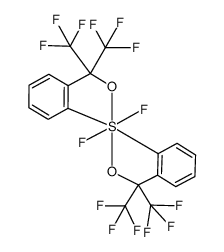 1,1-difluoro-3,3,3',3'-tetrakis(trifluoromethyl)-1,3,3'-trihydro-1l6-1,1'-spirobi[benzo[c][1,2]oxathiole]结构式