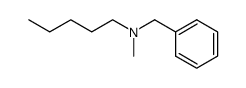 N-methyl,N-(n-pentyl) benzylamine Structure