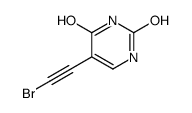 5-(2-bromoethynyl)-1H-pyrimidine-2,4-dione结构式