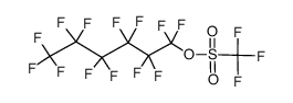 perfluorohexyl trifluoromethanesulfonate Structure
