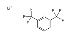 lithium,1,3-bis(trifluoromethyl)benzene-2-ide结构式