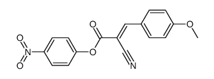 4-nitrophenyl (E)-2-cyano-3-(4-methoxyphenyl)acrylate Structure