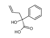 (2S)-2-hydroxy-2-phenyl-4-pentenoic acid结构式