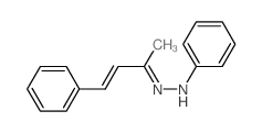 N-(4-phenylbut-3-en-2-ylideneamino)aniline structure