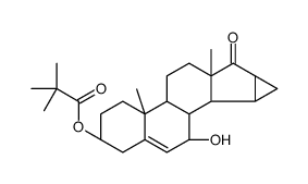 7β-羟基-15β,16β-亚甲基-3β-新戊酰氧基-5-雄甾-17-酮图片