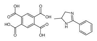 benzene-1,2,4,5-tetracarboxylic acid, compound with 4,5-dihydro-4-methyl-2-phenyl-1H-imidazole (1:1)结构式