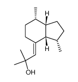 2-Methyl-1-[(3S,3aβ,4E,7aβ)-octahydro-3α,7α-dimethyl-4H-inden-4-ylidene]-2-propanol Structure