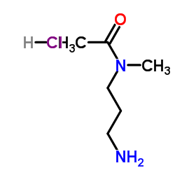 N-(3-Aminopropyl)-N-Methyl-acetamide HCl structure
