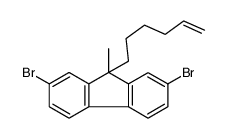 2,7-dibromo-9-hex-5-enyl-9-methylfluorene Structure
