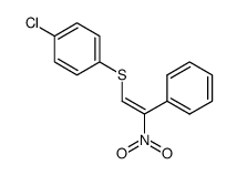 1-nitro-2-p-chlorophenylsulfanyl-1-phenylethene结构式