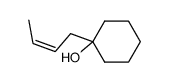 (Z)-1-(but-2-en-1-yl)cyclohexan-1-ol结构式