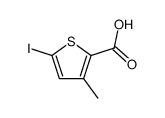 5-iodo-3-methyl-thiophene-2-carboxylic acid Structure