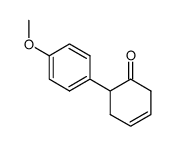 6-(4-methoxy-phenyl)-cyclohex-3-enone结构式