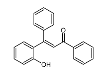 3-(2-hydroxyphenyl)-1,3-diphenylprop-2-en-1-one Structure