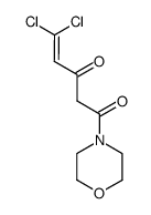 4,4-dichloro-1-(morpholin-4-yl)but-3-ene-1,2-dione Structure
