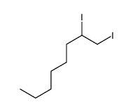 1,2-diiodooctane Structure