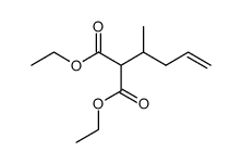 diethyl 2-(1-methylbut-3-enyl)propanedioate Structure