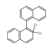 (R)-2,2'-Dibromo-1,1'-binaphthalene Structure