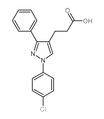 1-(4-CHLOROPHENYL)-3-PHENYLPYRAZOLE-4-P& Structure