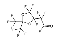 2,2-difluoro-2-(4,5,5-trifluoro-2,2-bis(trifluoromethyl)-1,3-dioxolan-4-yl)acetyl fluoride结构式