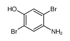 4-氨基-2,5-二溴苯酚结构式