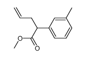 methyl 2-(m-tolyl)pent-4-enoate结构式