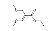3t-ethoxy-2-ethoxymethyl-acrylic acid ethyl ester结构式