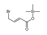 trimethylsilyl 4-bromobut-2-enoate结构式