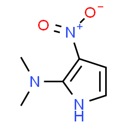 1H-Pyrrol-2-amine,N,N-dimethyl-3-nitro-结构式