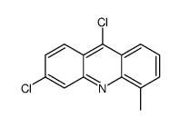 3,9-dichloro-5-methylacridine结构式