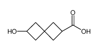6-HYDROXYSPIRO[3.3]HEPTANE-2-CARBOXYLIC ACID结构式