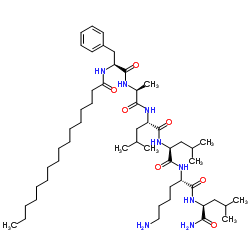 棕榈酰六胜肽-14结构式