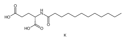 月桂酰谷氨酸钾结构式