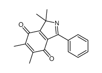 1,1,5,6-tetramethyl-3-phenylisoindole-4,7-dione Structure