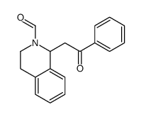 1-phenacyl-3,4-dihydro-1H-isoquinoline-2-carbaldehyde Structure
