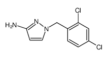 1-(2,4-DICHLORO-BENZYL)-1H-PYRAZOL-3-YLAMINE结构式
