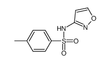 4-methyl-N-(1,2-oxazol-3-yl)benzenesulfonamide结构式