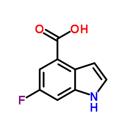 6-Fluoro-1H-indole-4-carboxylic acid Structure