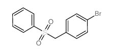 1-BROMO-4-[(PHENYLSULFONYL)METHYL]BENZENE结构式