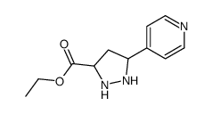5-吡啶-4-基-1H-吡唑-3-羧酸乙酯结构式