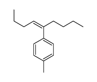 1-methyl-4-non-4-en-5-ylbenzene结构式