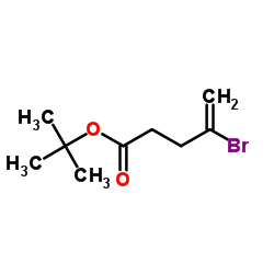 4-溴代-4-烯酸叔丁酯结构式